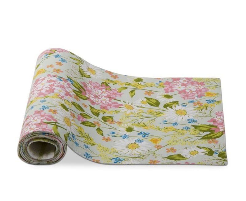 Daisy Floral Table Runner