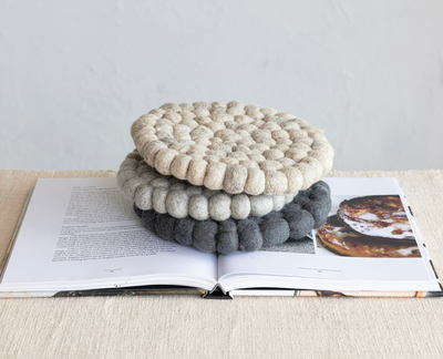 Handmade 71/2&quot; Wool Trivet