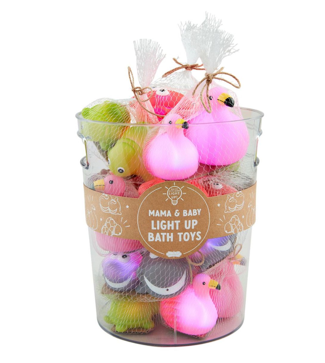 Mama + Baby Bath Toy, Style: Flaming