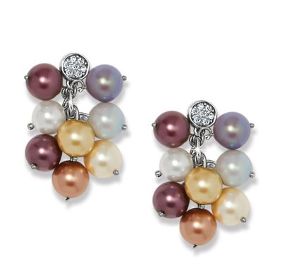 Pearl-licious Multi Post Drop Earrings