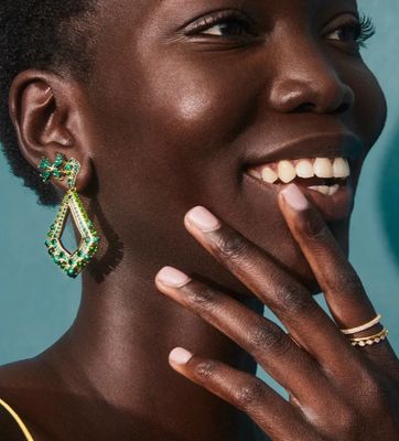 The Krista Statement Earrings Gold