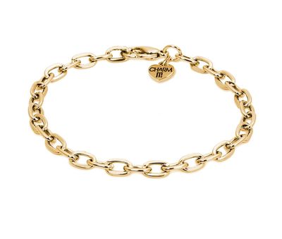 Charm It! Gold Chain Bracelet