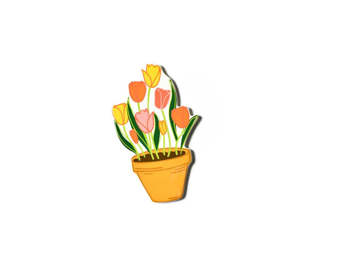 Happy Everything™ Mini Attachment | Pot of Tulips