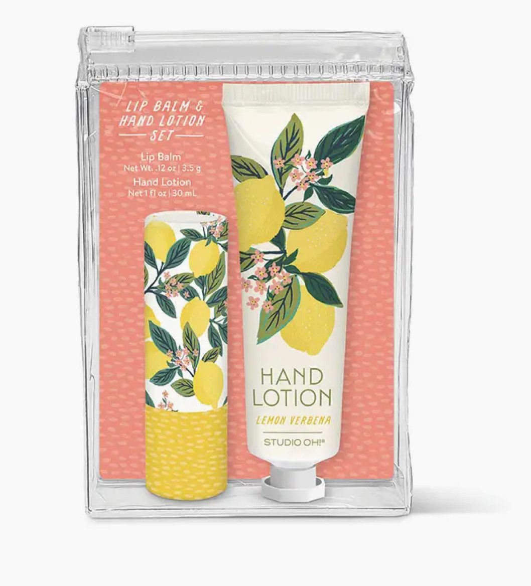 Lemon Tree Lip Balm + Hand Lotion Set