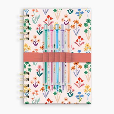 Meadow Lane Harper Split-Spiral Notebook &amp; Pen Set