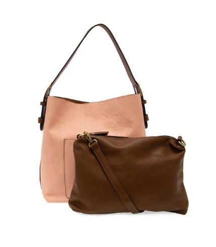 Hobo Handbag Coffee Handle | Crepe Pink