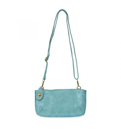 Crossbody Lux Wristlet, Color: Aqua