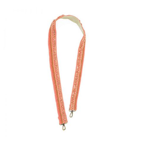1.5&quot; Pink Beaded Strap