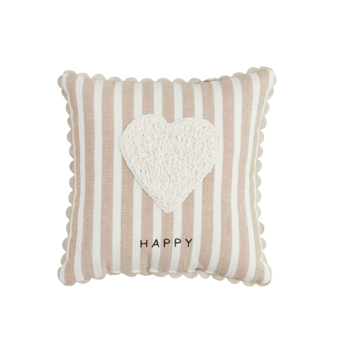 Heart Crochet Mini Pillow