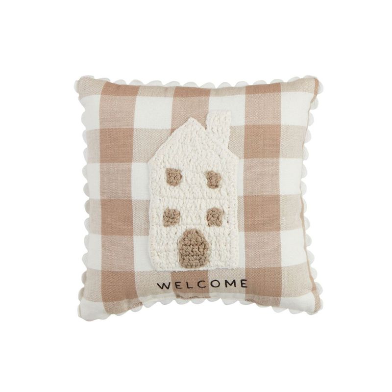 House Crochet Mini Pillow