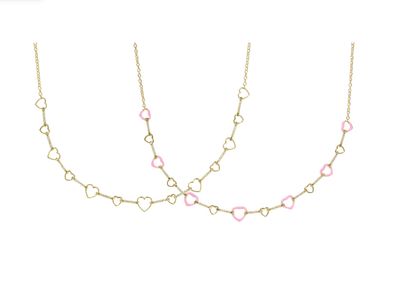 The Haisley Heart Gold Strand Necklace