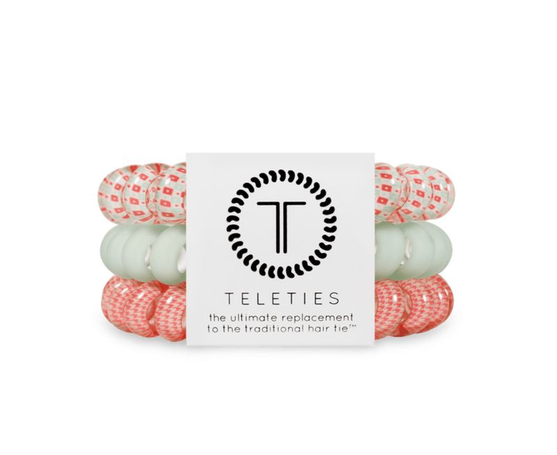 Teleties™ Hair Ties | Calming Coral