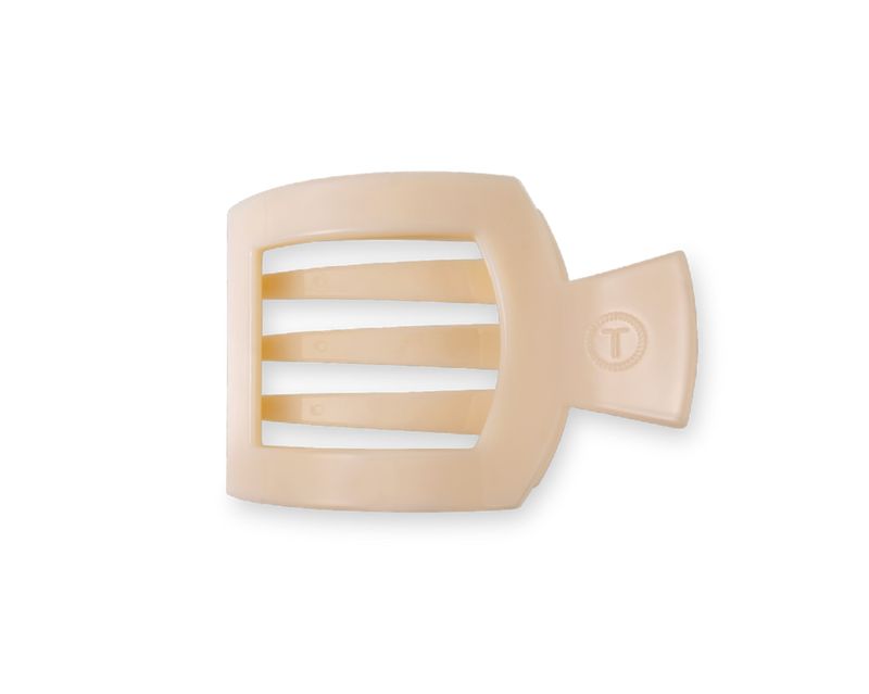 Teleties™ Flat Square Hair Clip | Almond Beige