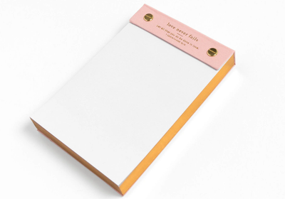 Love Never Fails Notepad