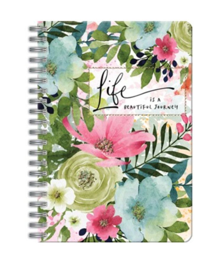 Beautiful Journey Spiral Journal