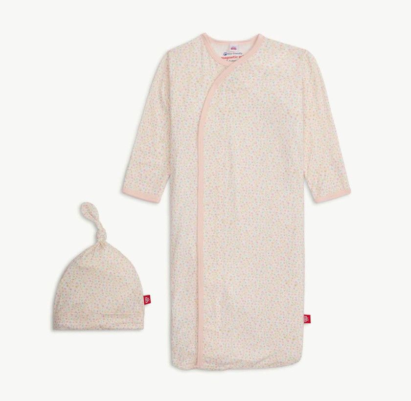 Magnetic Me™ Bedford Floral Gown + Hat Set