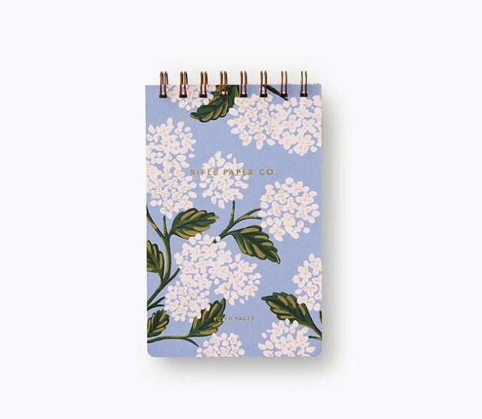 Hydrangea Spiral Notepad