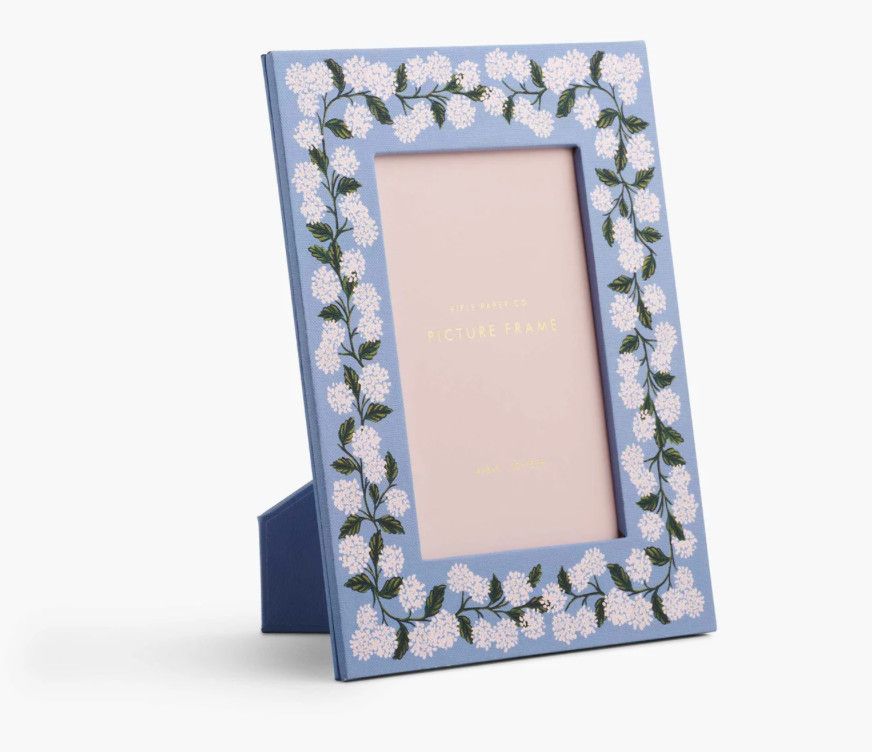 Hydrangea Paper Wrapped Picture Frame