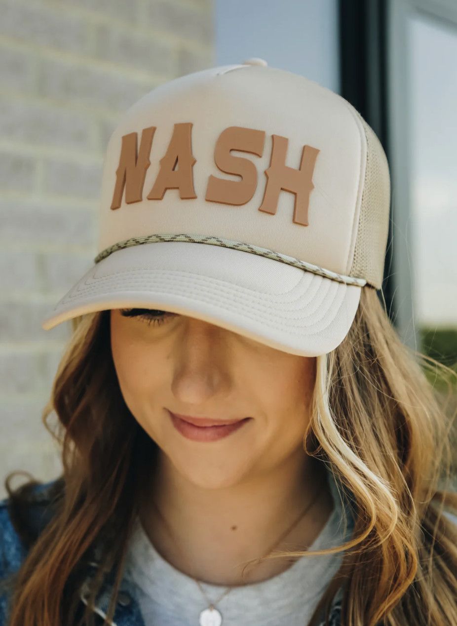 The NASH™ Western Trucker Hat | Tan