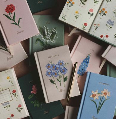 Birth Month Mini Embroidered Journal
