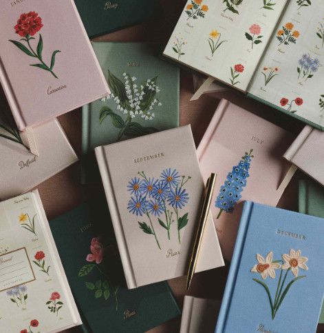 Birth Month Mini Embroidered Journal