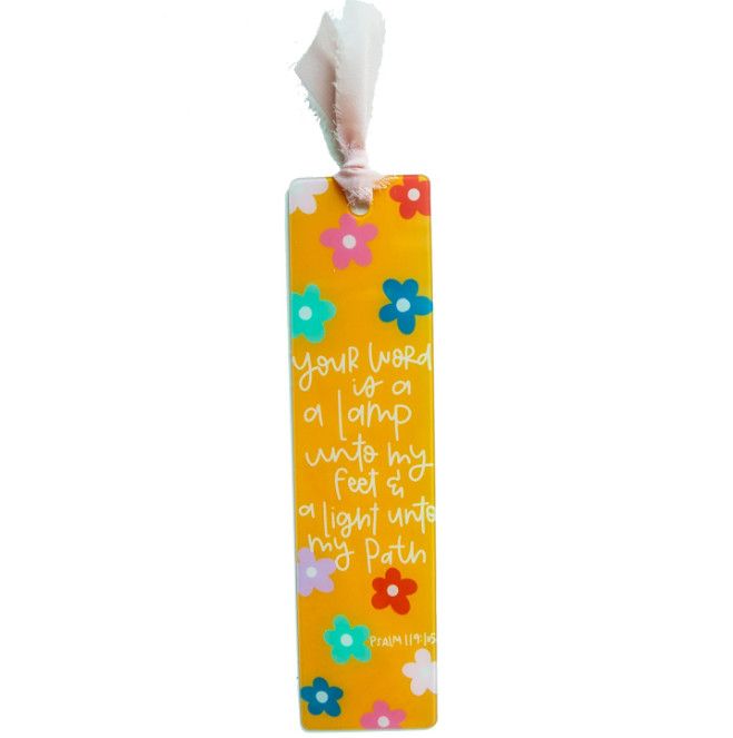 Lamp Unto My Feet Acrylic Bookmark