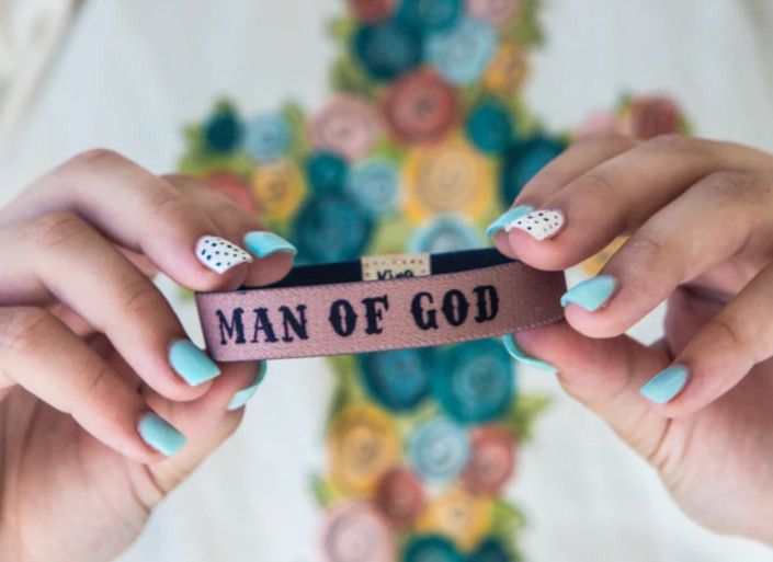 Men’s Stretchy Bracelet Man of God