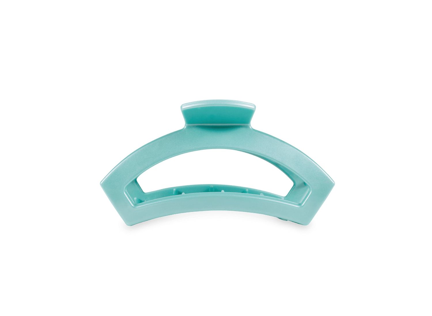 Teleties™ Open Hair Clip | Totally Turquoise , Size: Small