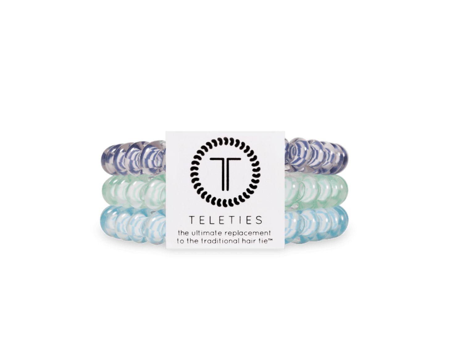 Teleties™ Hair Ties | Totally Turquoise, Size: Small