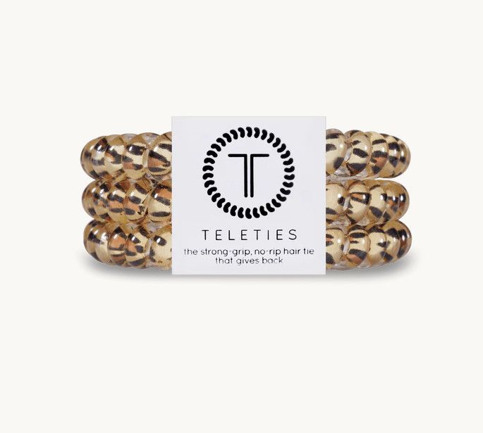 Teleties™ Hair Ties | Leopard, Size: Small