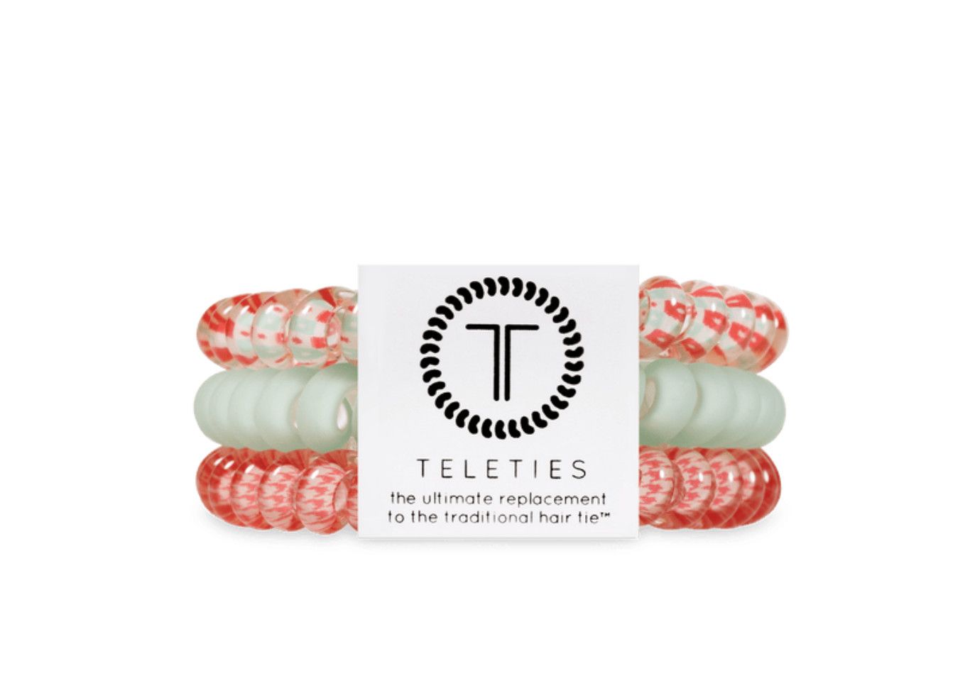 Teleties™ Hair Ties | Calming Coral, Size: Small