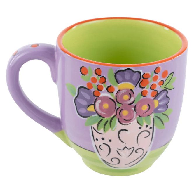 Lavender Blooms Floral Sister Mug