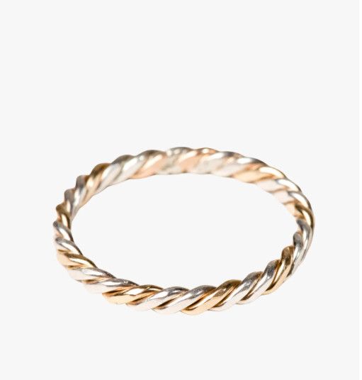 Able™ Two-Tone Twist Ring
