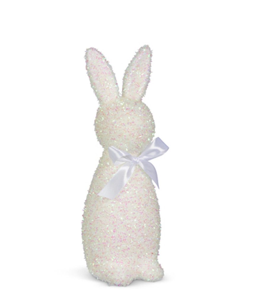 Iridescent White Bunny 12&quot;