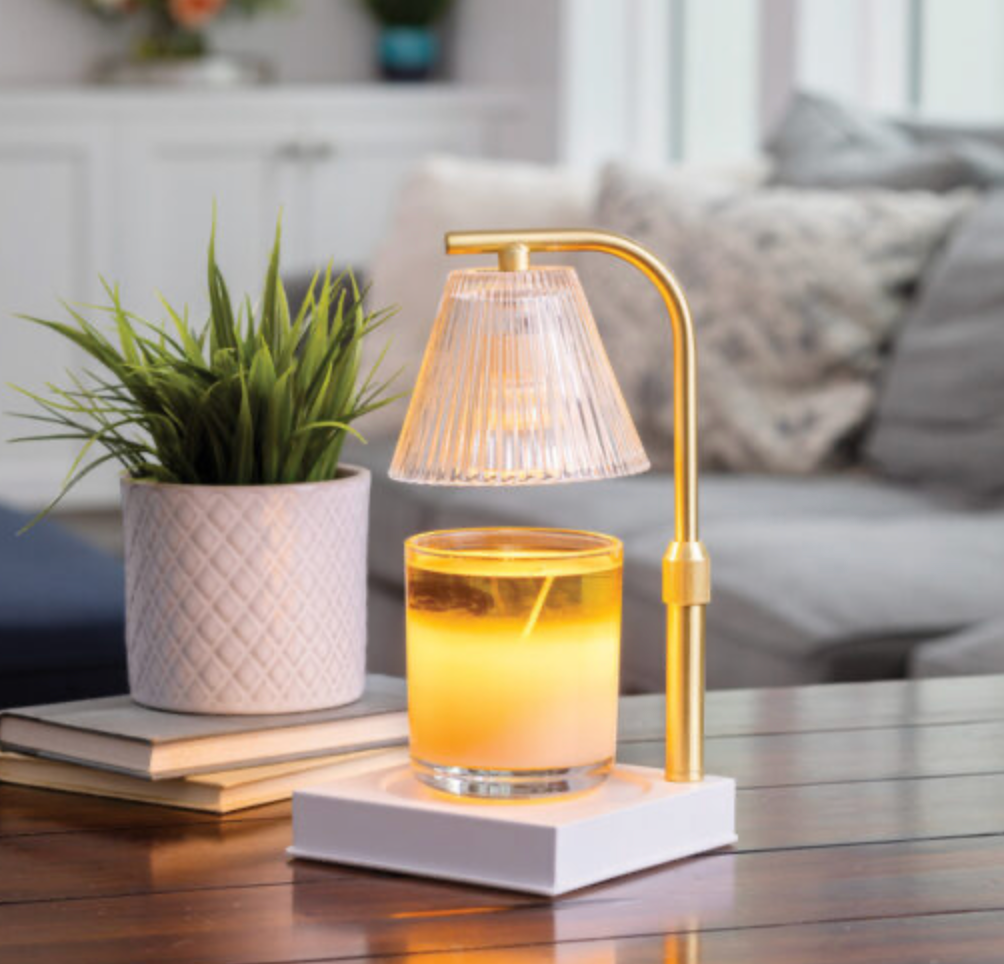 Gold Luna Candle Warmer Lamp