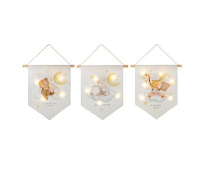 Light Up LED Baby Wall Banner