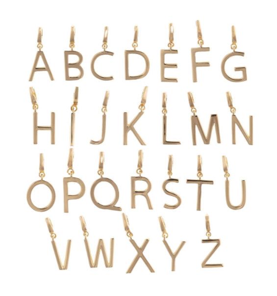 The Tia Luxe Initial Charm