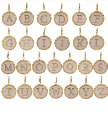 The Luxe Madison Initial Charm