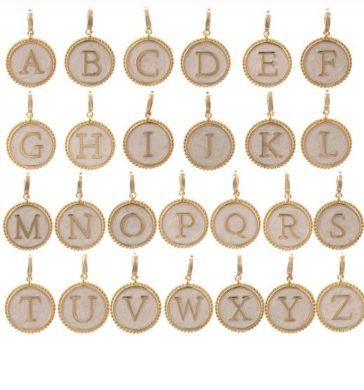 The Luxe Madison Initial Charm