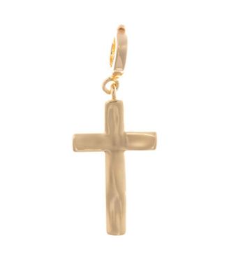 Gold Cross Luxe Charm