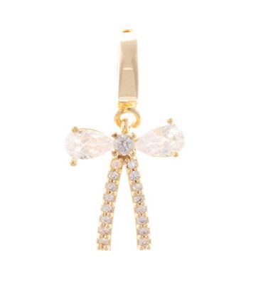 Crystal Bow Luxe Charm