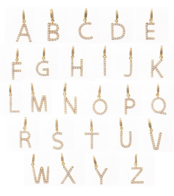 The Avery Pearl Luxe Initial Charm