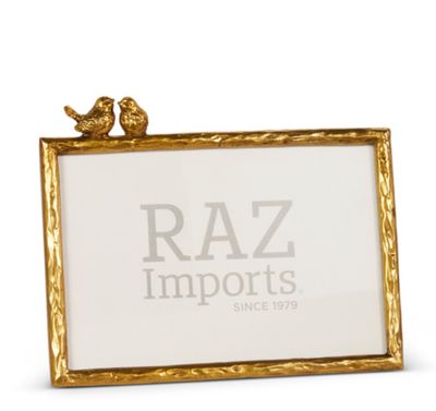 Rectangle Gold Bird Picture Frame