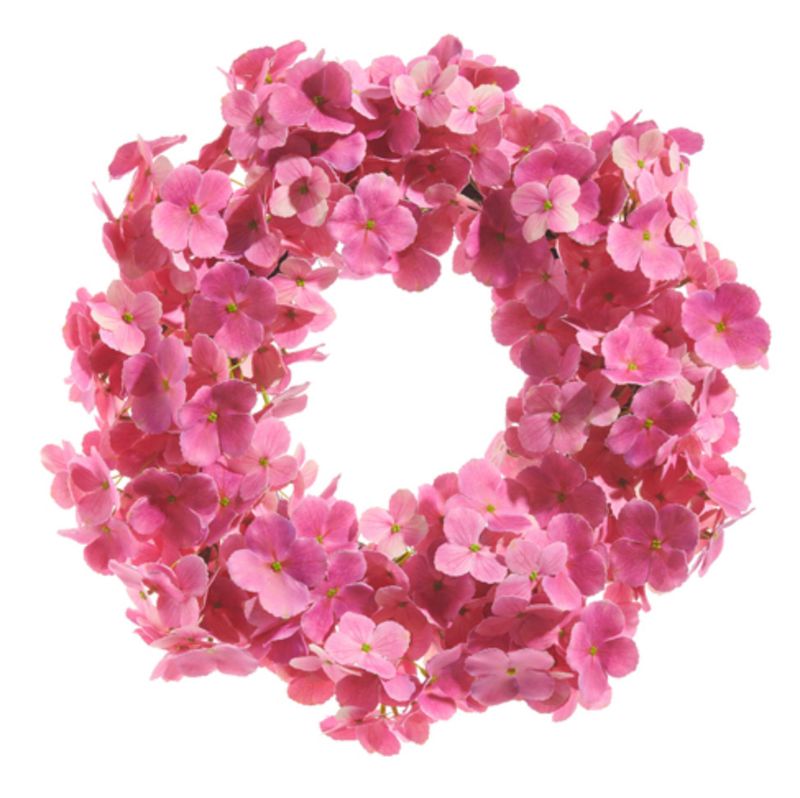 Pink Hydrangea Wreath