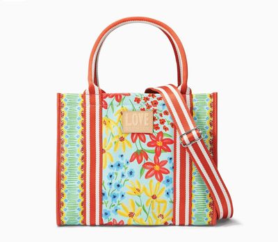 Painterly Garden Canvas Carryall