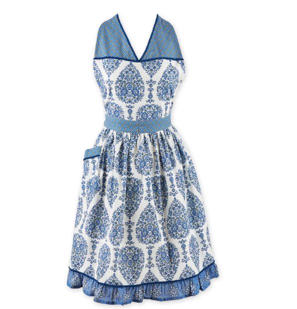 Blue Ophelia Apron