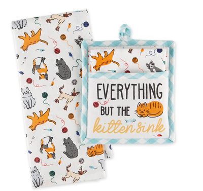Everything But Kitten Potholder Set