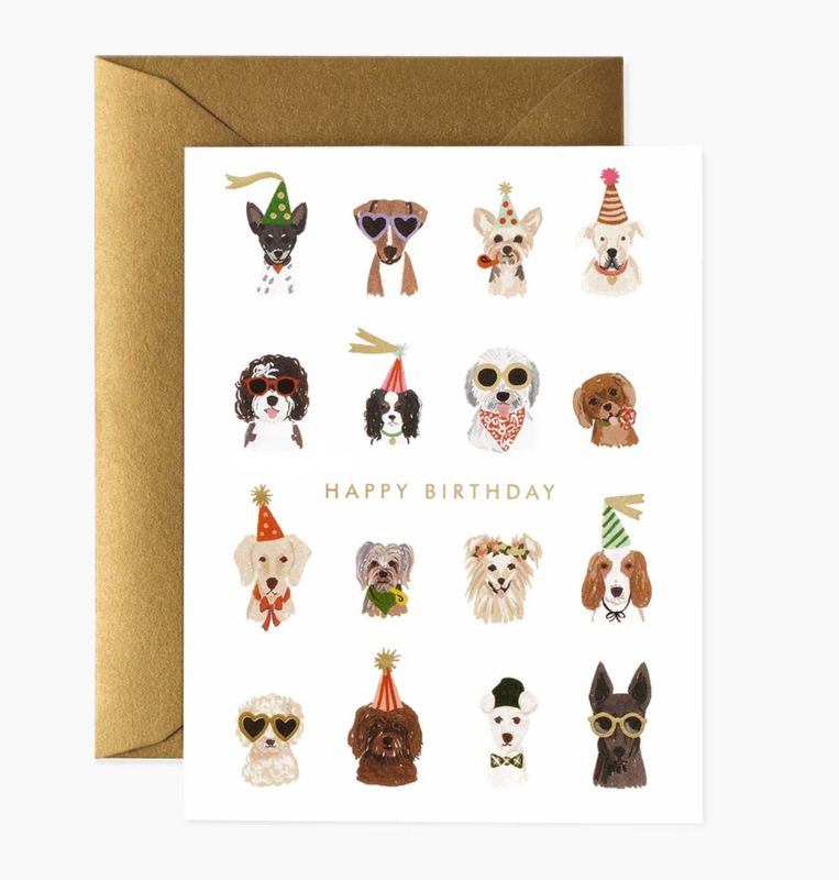 Rifle Paper® Party Pups Birthday Card