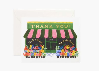 Rifle Paper® Flower Shop Thank You Card