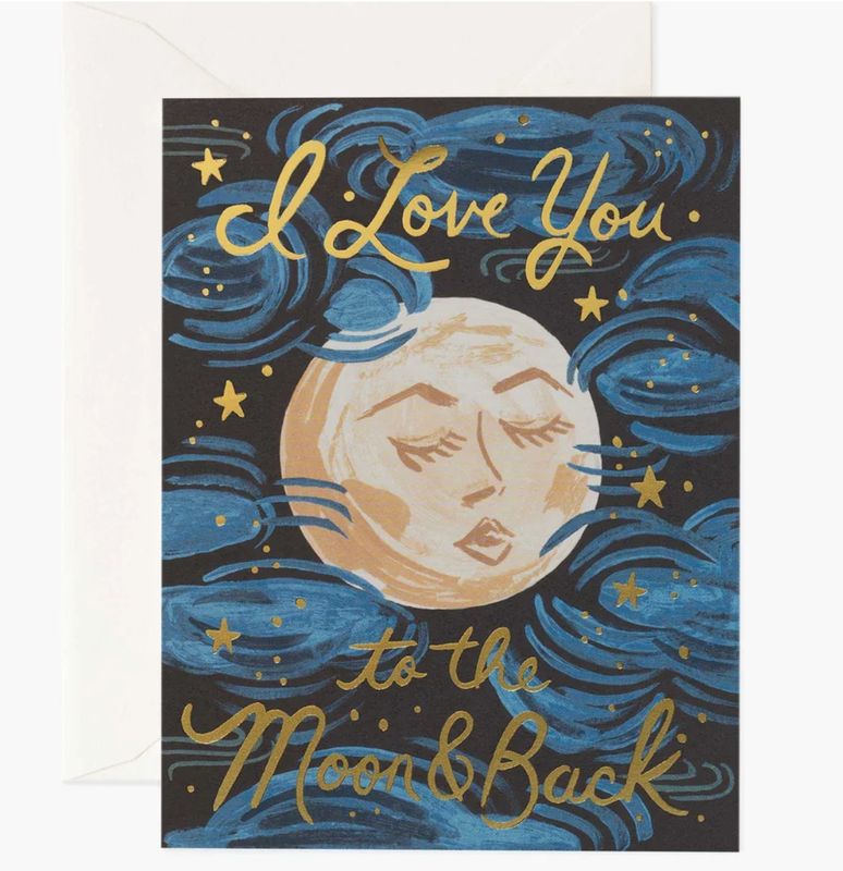 Rifle Paper® To the Moon &amp; Back Card